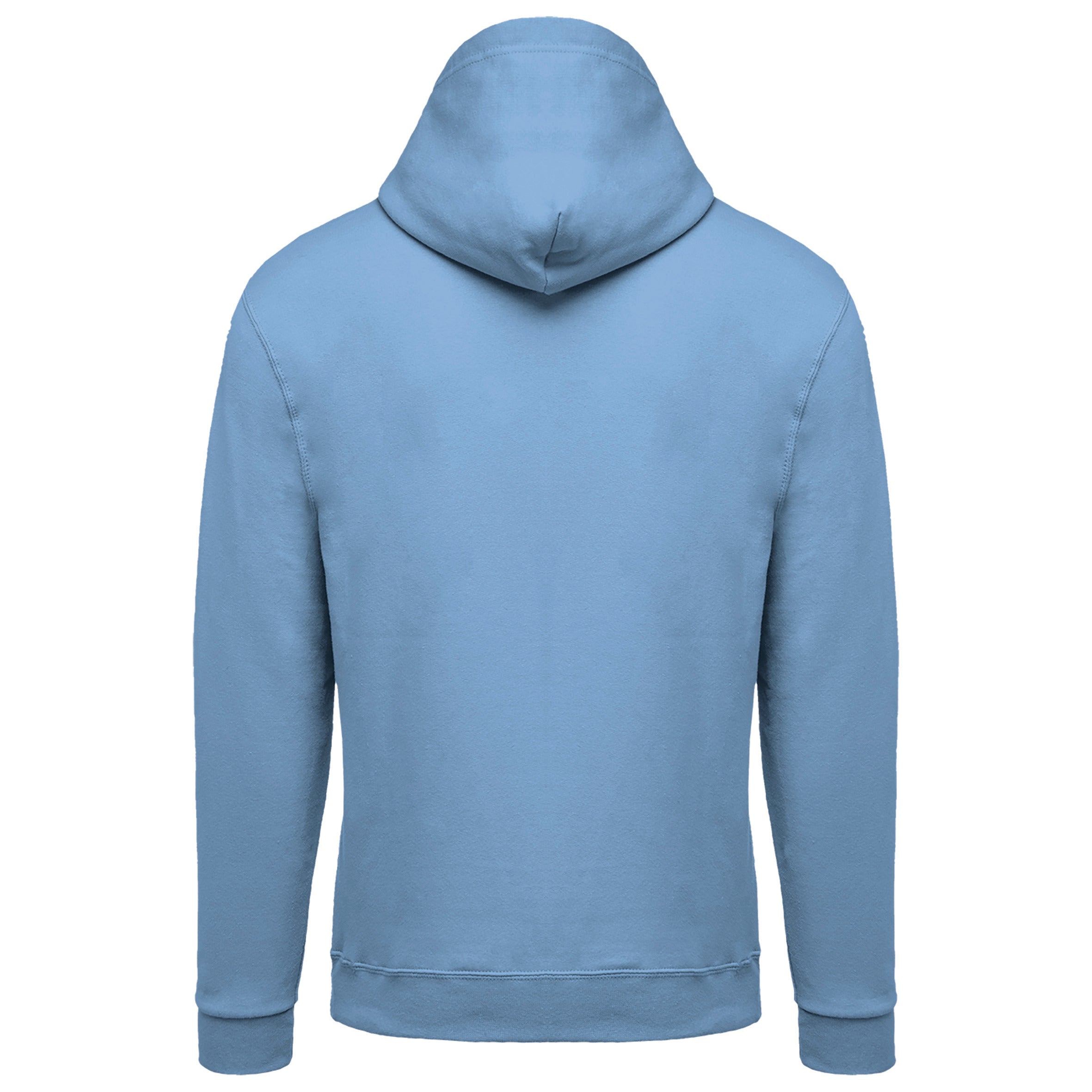 Unisex hooded zipped sweatshirt