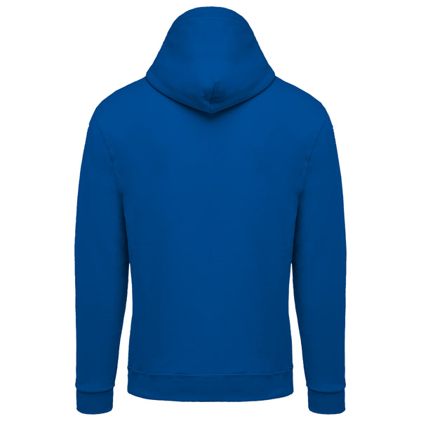 Unisex hooded zipped sweatshirt