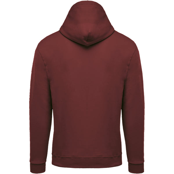 Unisex hooded zipped sweatshirt