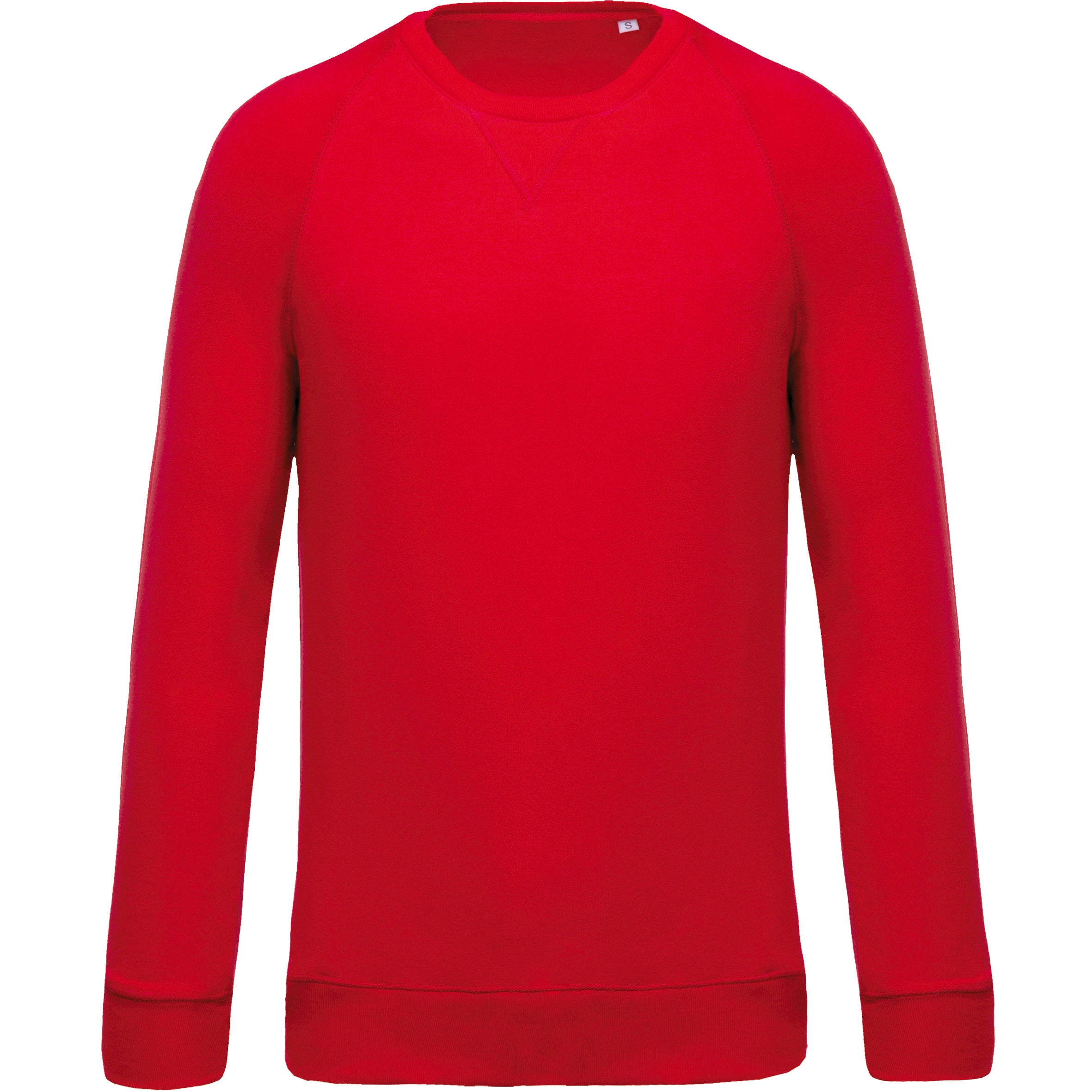 Sweat-shirt Bio col rond manches raglan homme