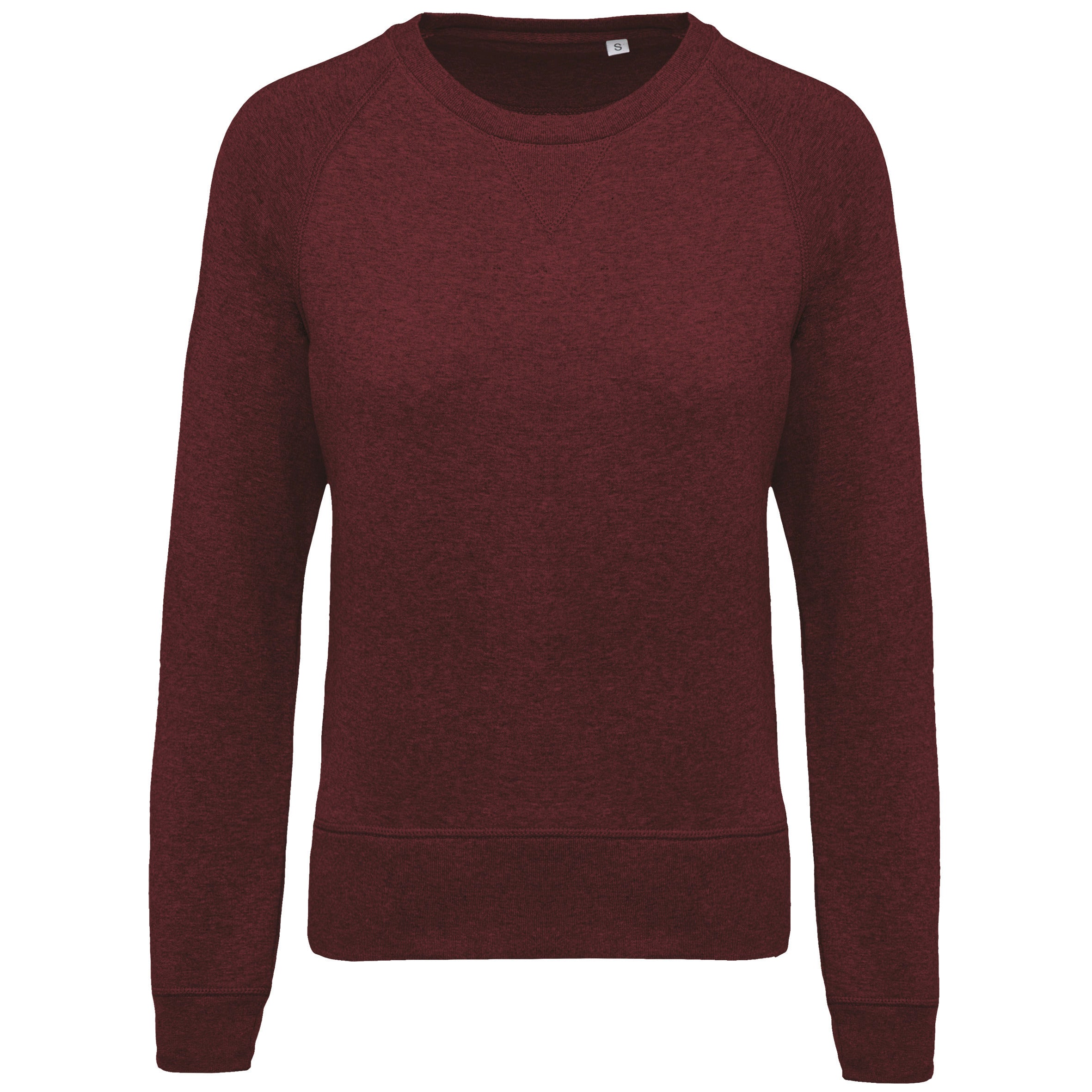Sweat-shirt Bio col rond manches raglan femme