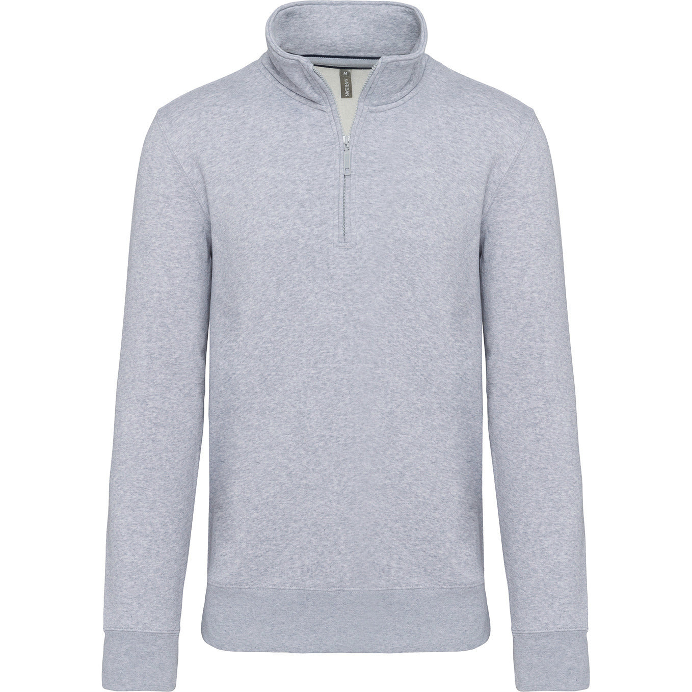 Sweat-shirt col zippé homme
