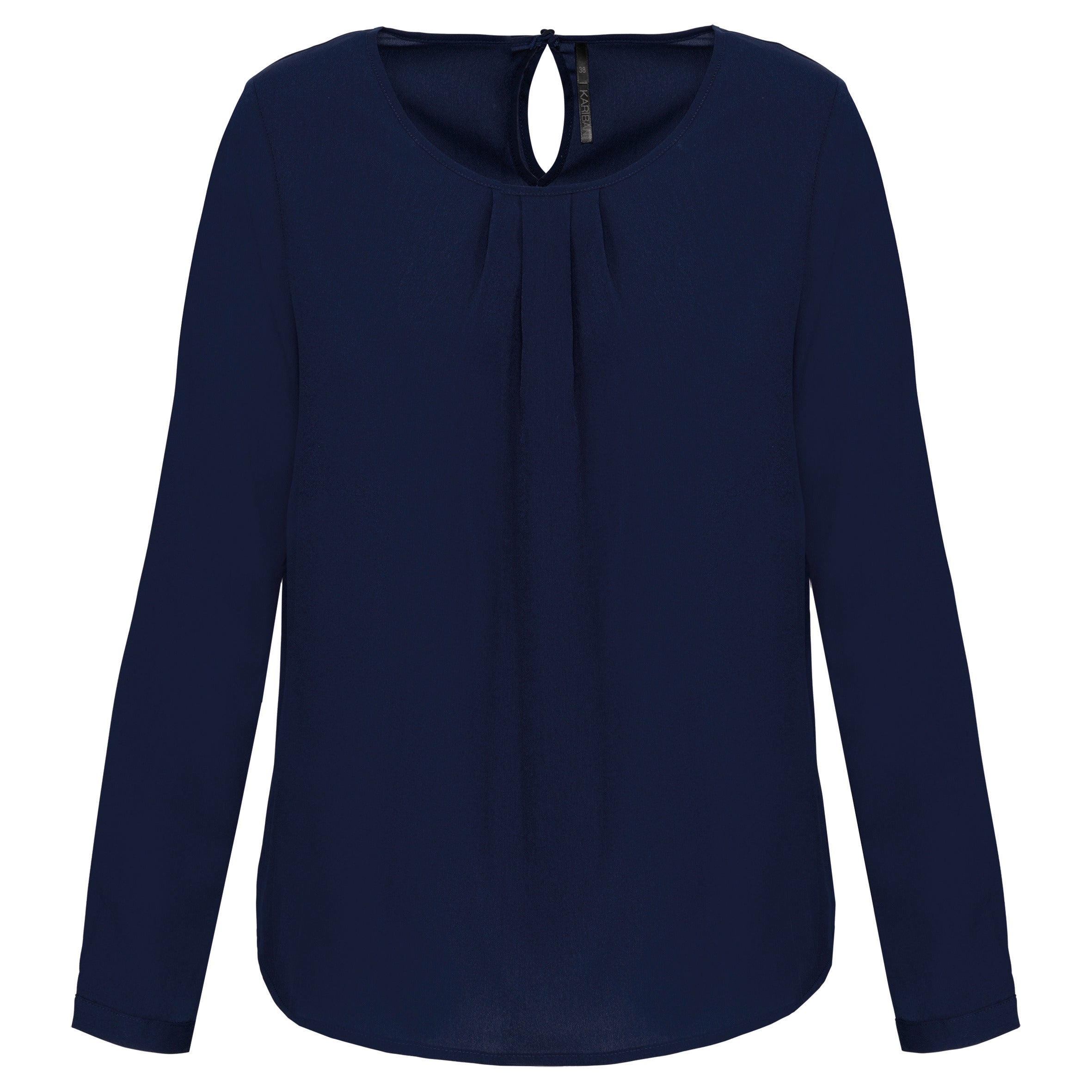 Crêpe blouse met lange mouwen voor dames