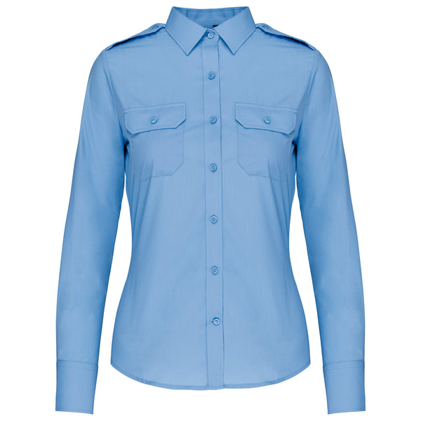 Women's long-sleeved pilot shirt