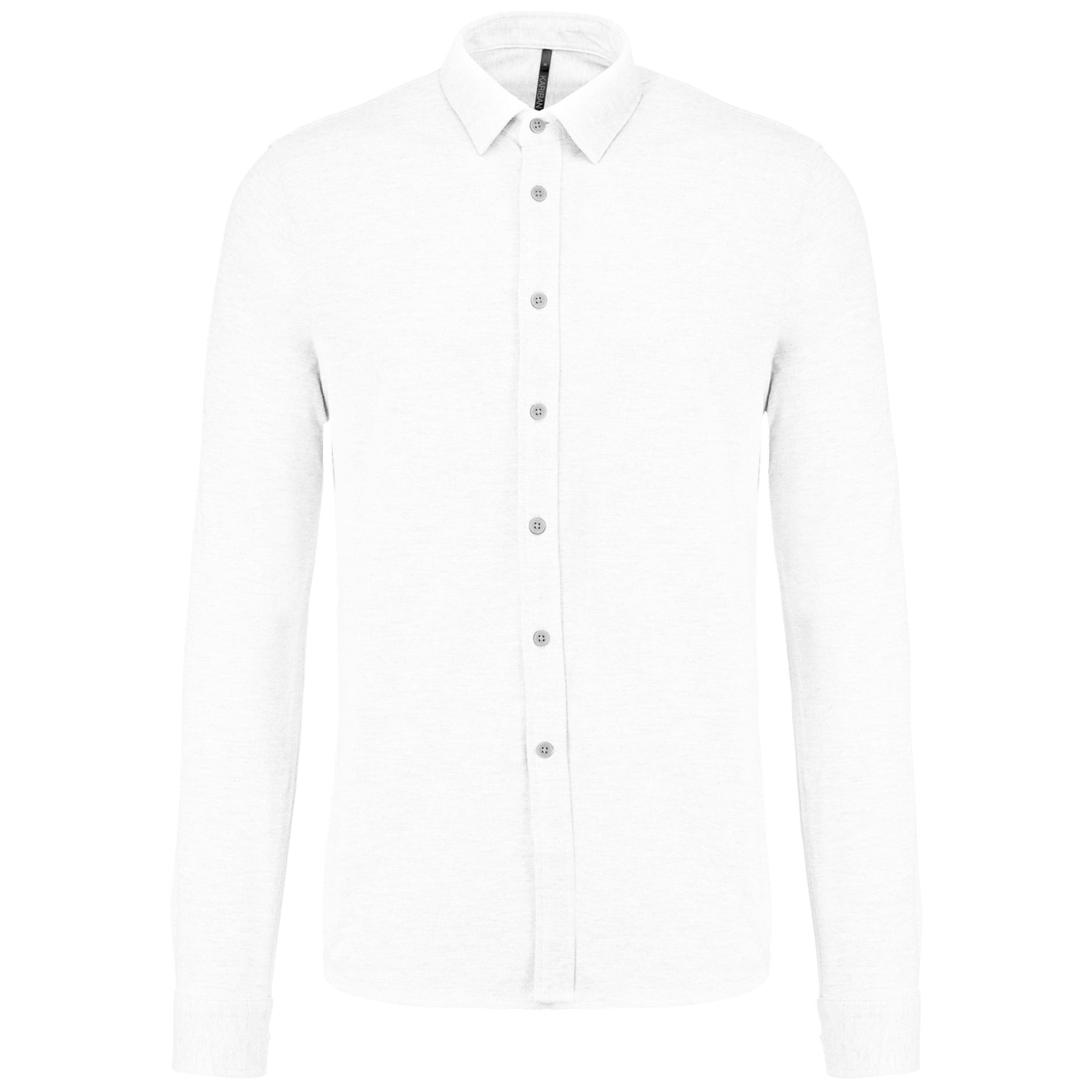 Chemise maille piquée manches longues