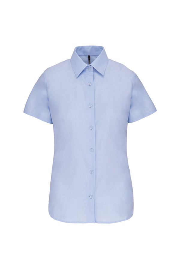 Women's short-sleeved oxford shirt