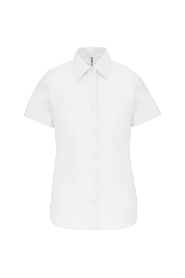 Women's short-sleeved oxford shirt