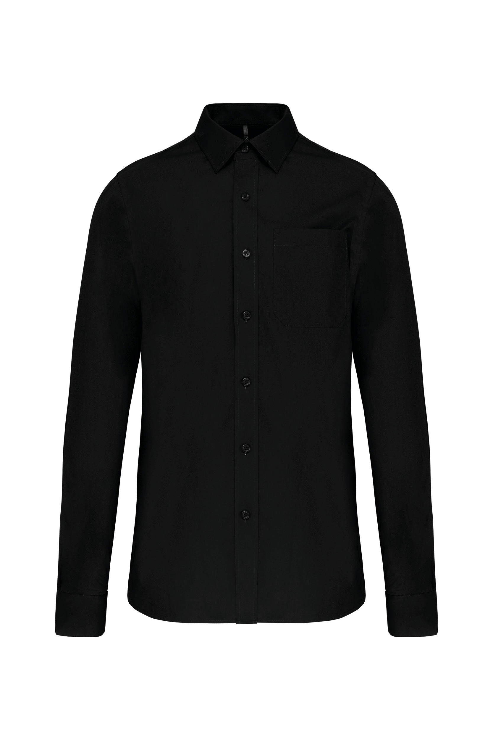 Chemise popeline manches longues