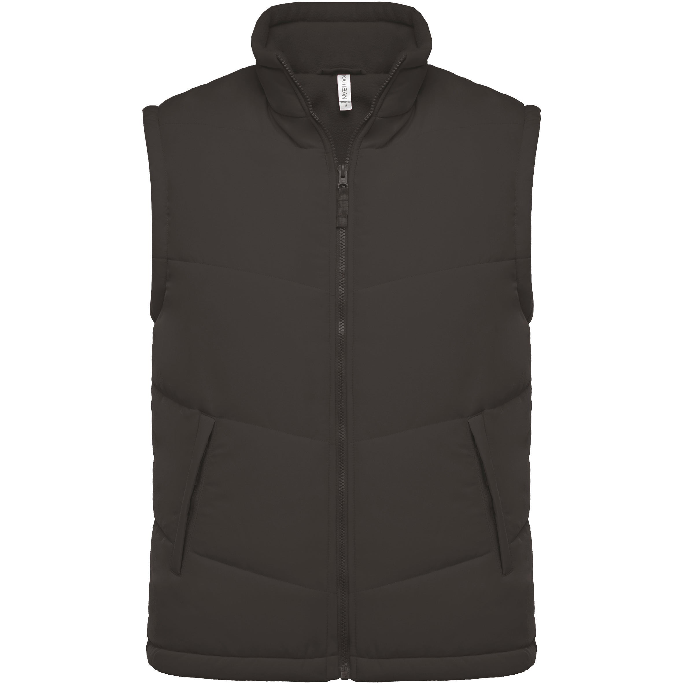 Bodywarmer doublé polaire unisexe