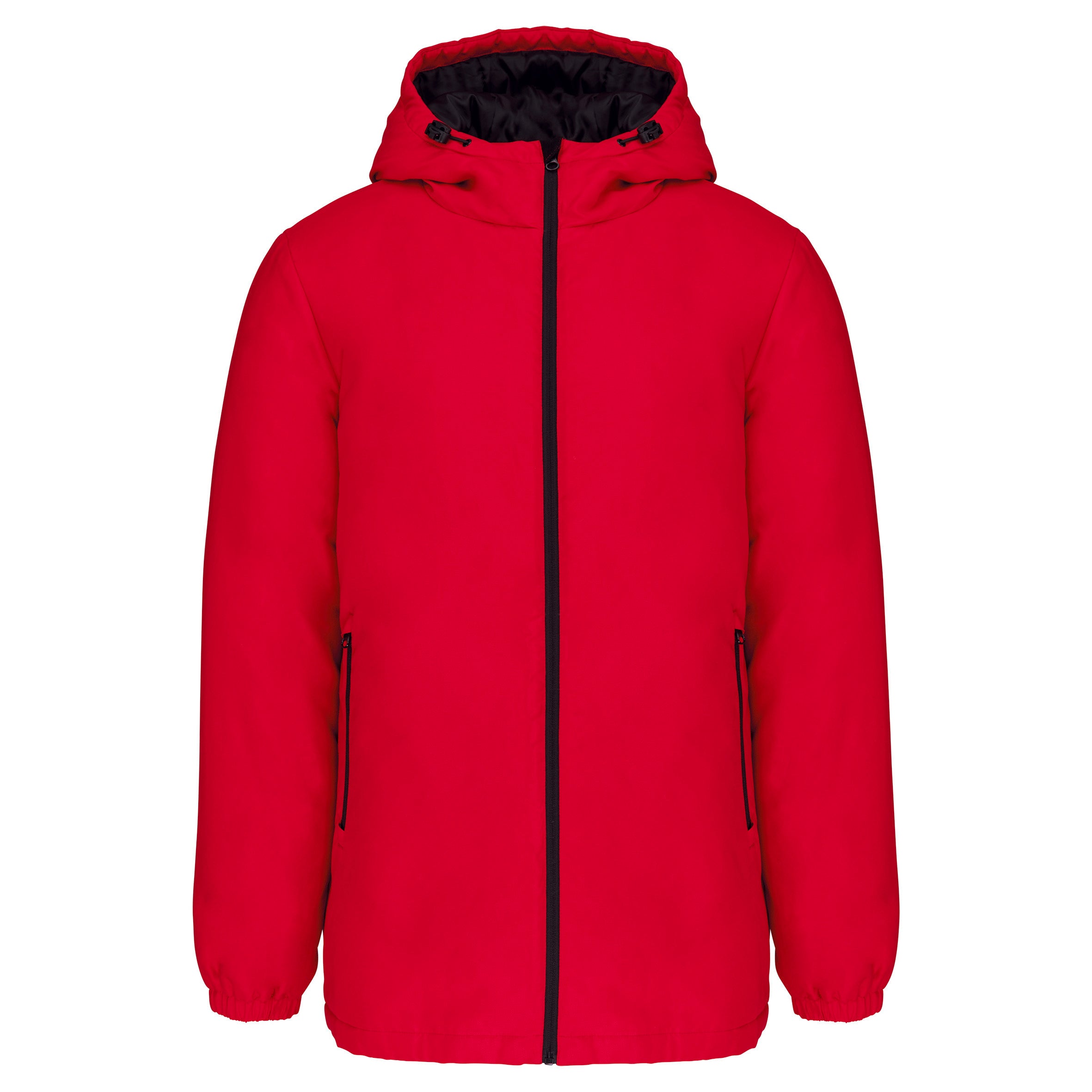 Gerecyclede parka met capuchon