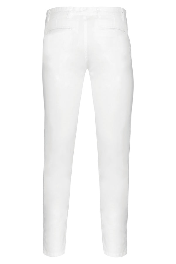 Pantalon chino homme Blanc