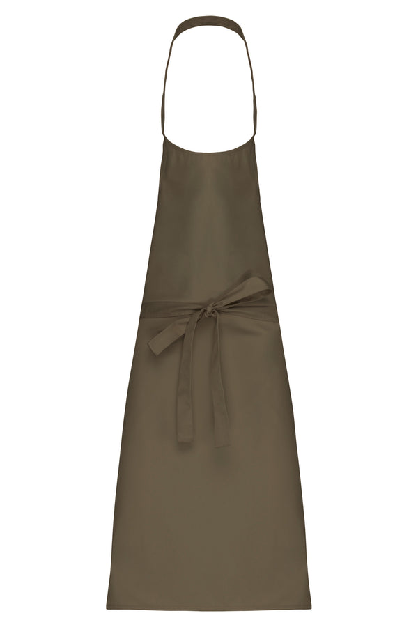 Polycotton apron without pocket