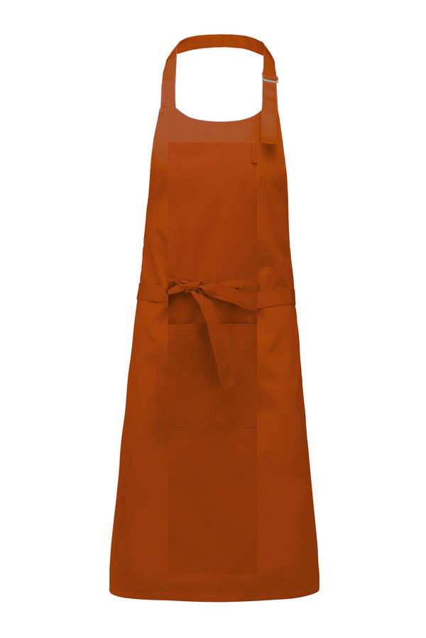 Cotton apron without pocket