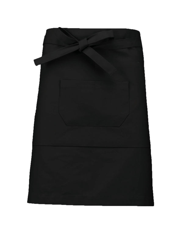 Mid-length cotton apron