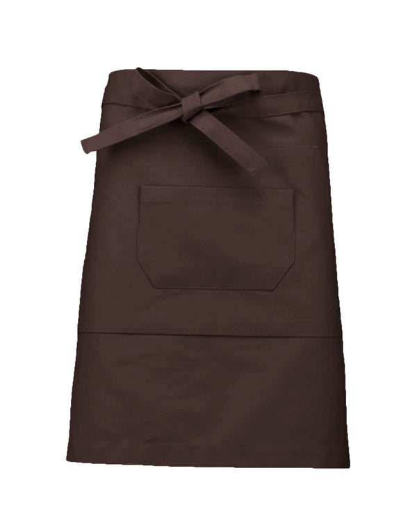 Mid-length cotton apron