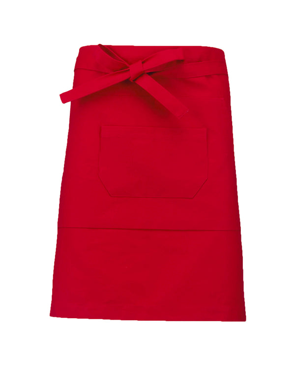 Mid-length cotton apron