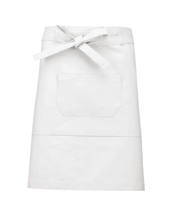 Mid-length cotton apron