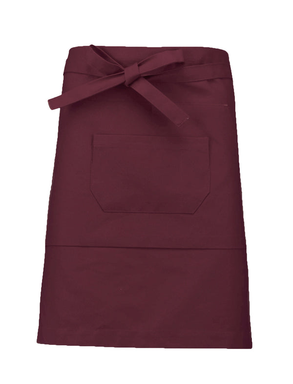 Mid-length cotton apron