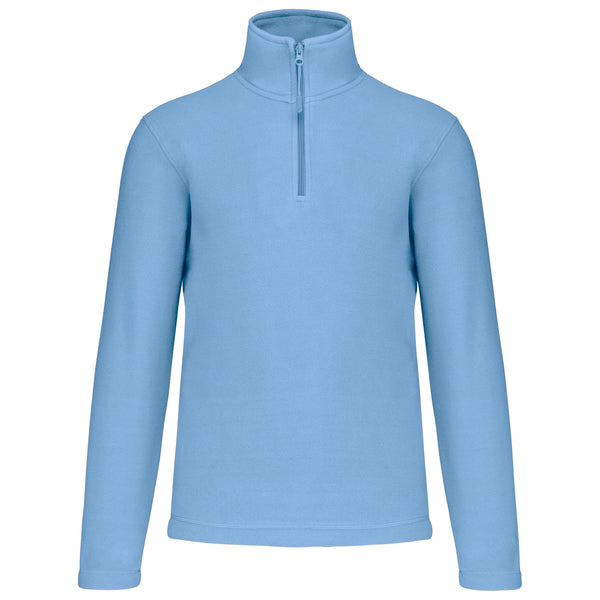 Enzo &gt; Men's zipped collar microfleece