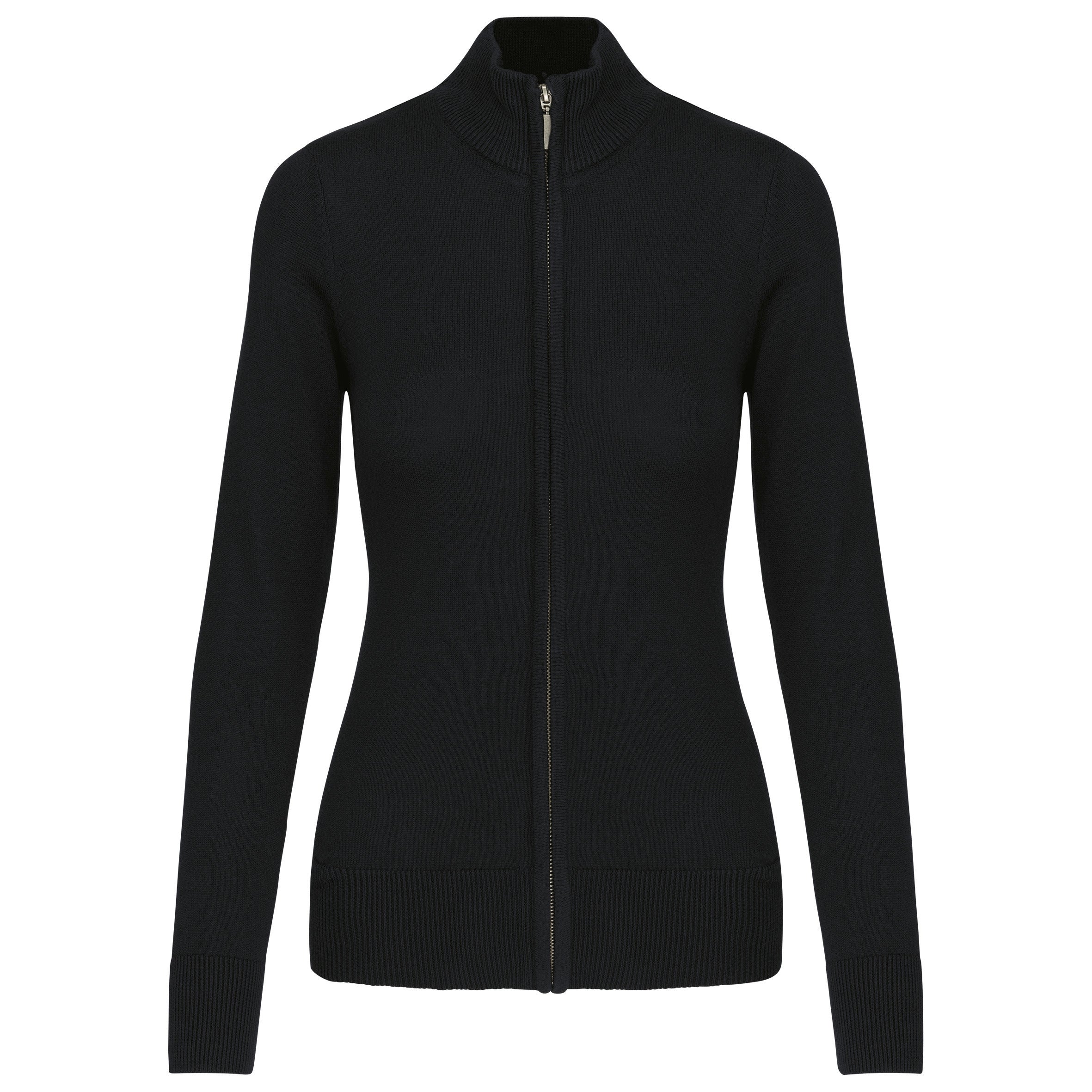 Cardigan zippé femme