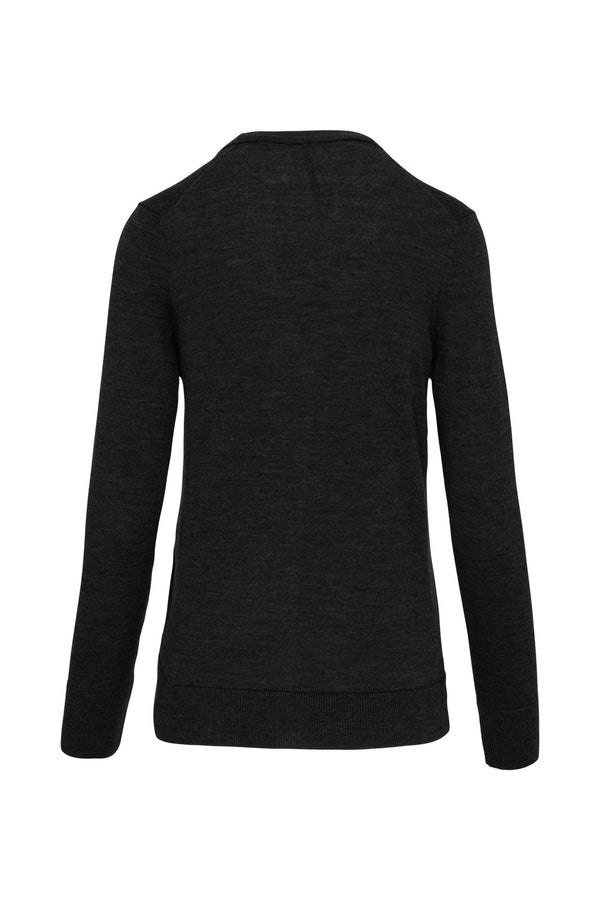 Women's merino buttoned cardigan