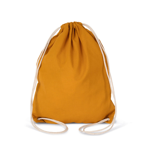 Cotton backpack with cords