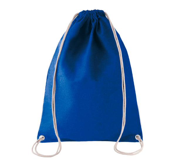 Cotton backpack with cords