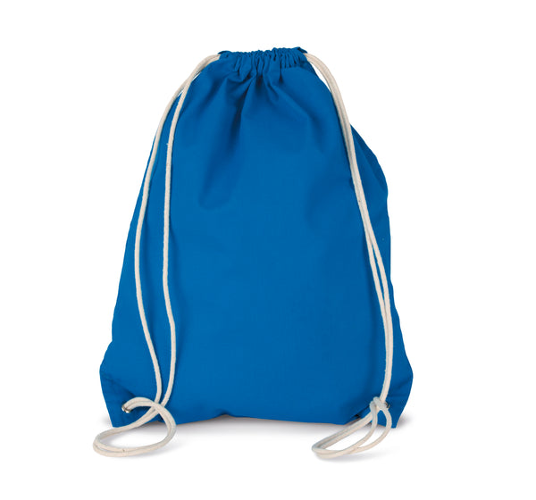 Cotton backpack with cords