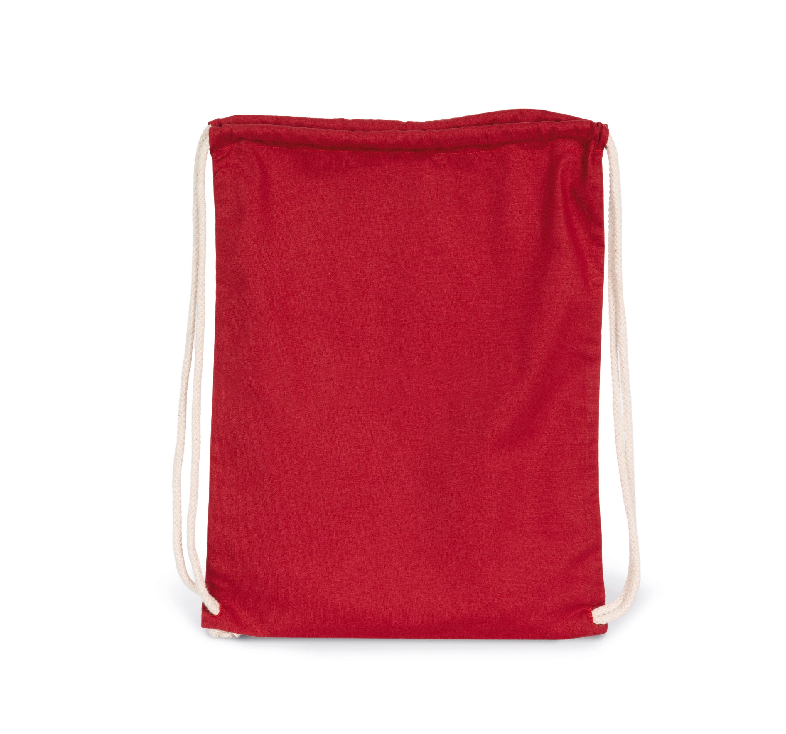 Sac à dos en coton bio avec cordelettes