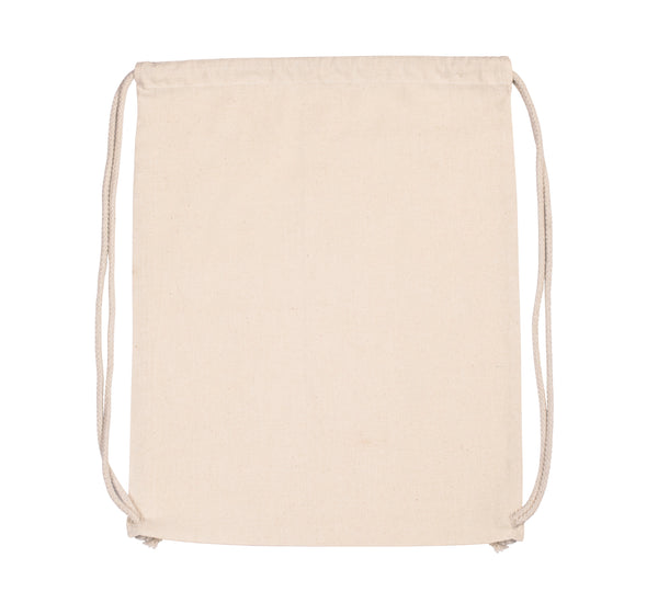 Organic cotton backpack with cords