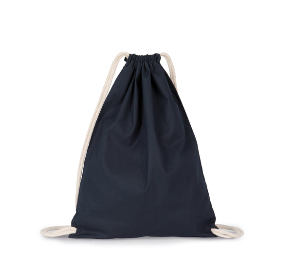 Organic cotton backpack with cords