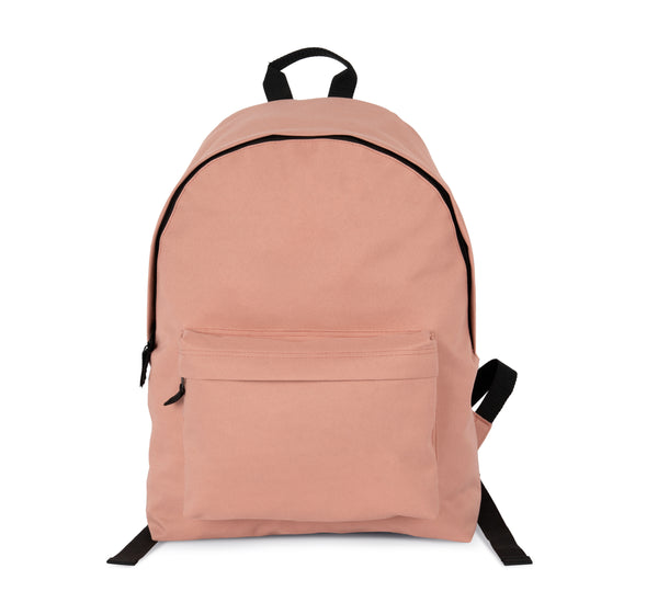 Recycled casual backpack with front pocket