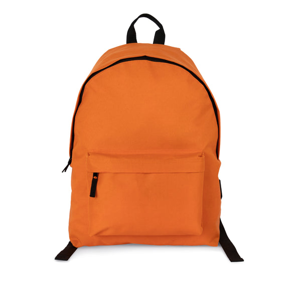 Recycled casual backpack with front pocket