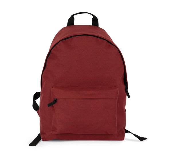 Recycled casual backpack with front pocket