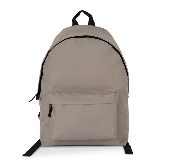 Recycled casual backpack with front pocket