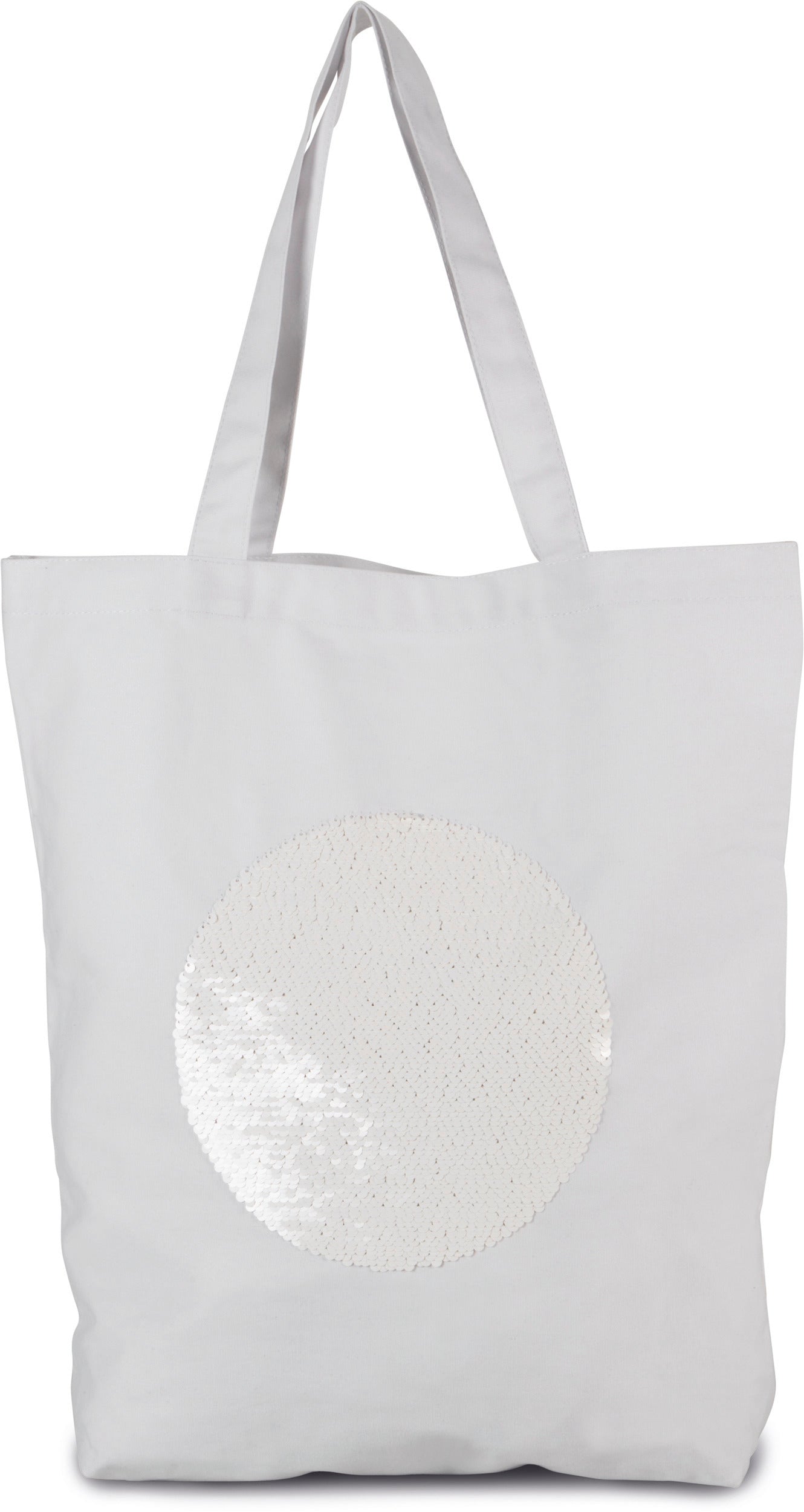 Shopping bag with sequins