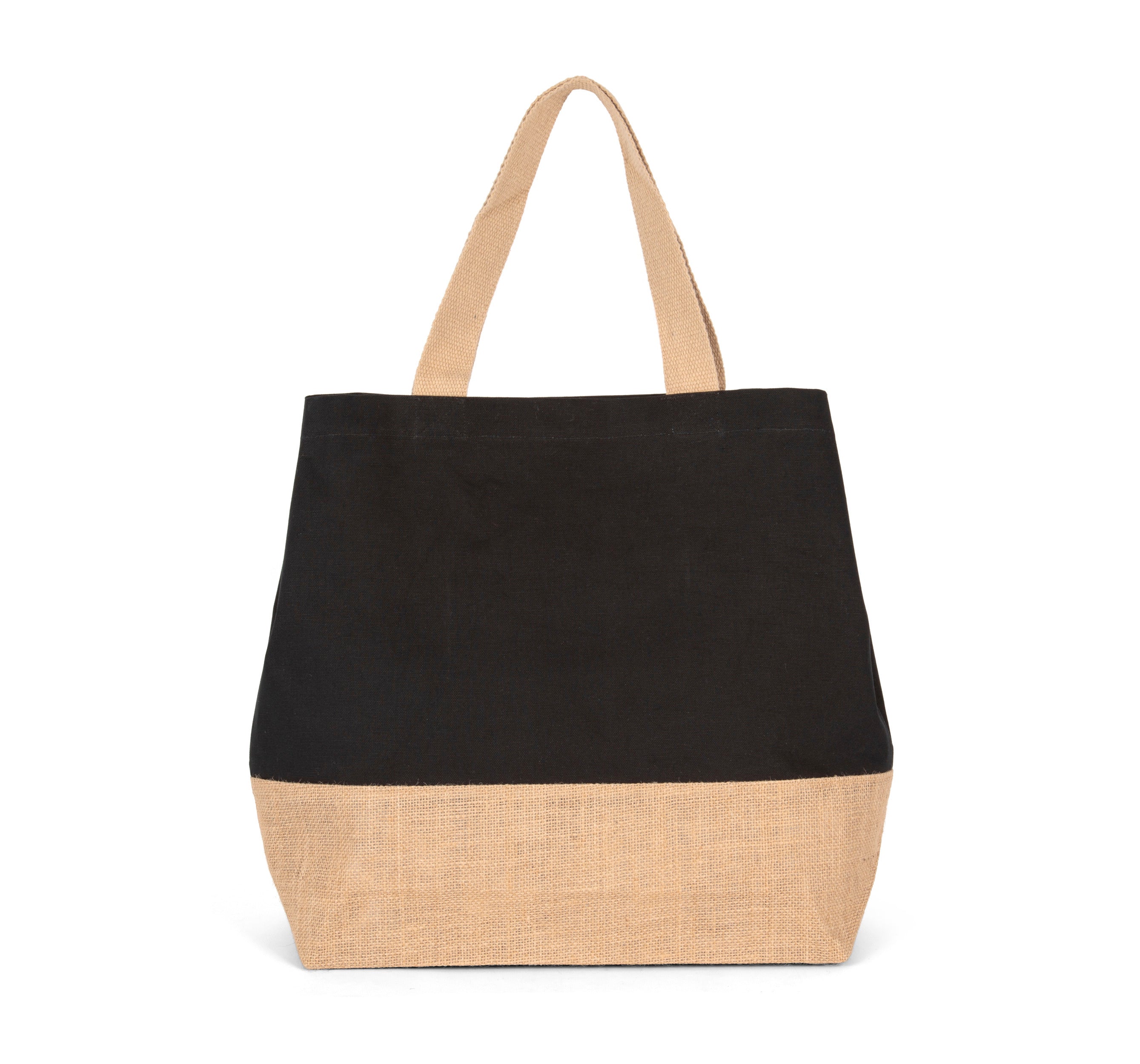 Sac shopping en toiles de coton & jute
