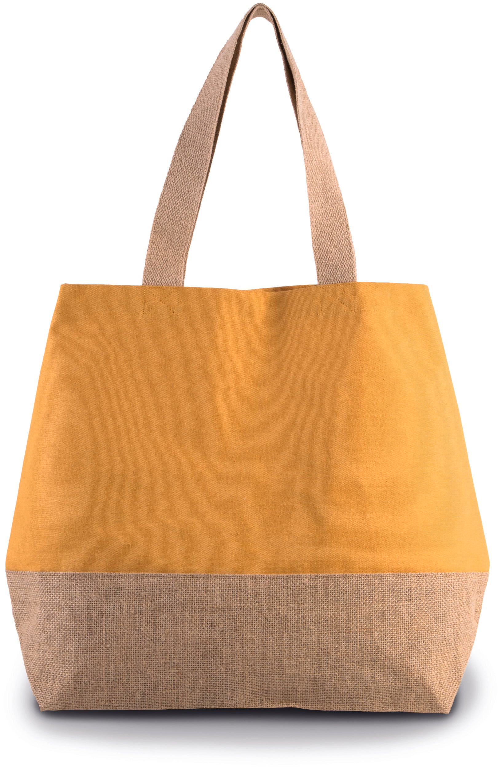 Sac shopping en toiles de coton & jute