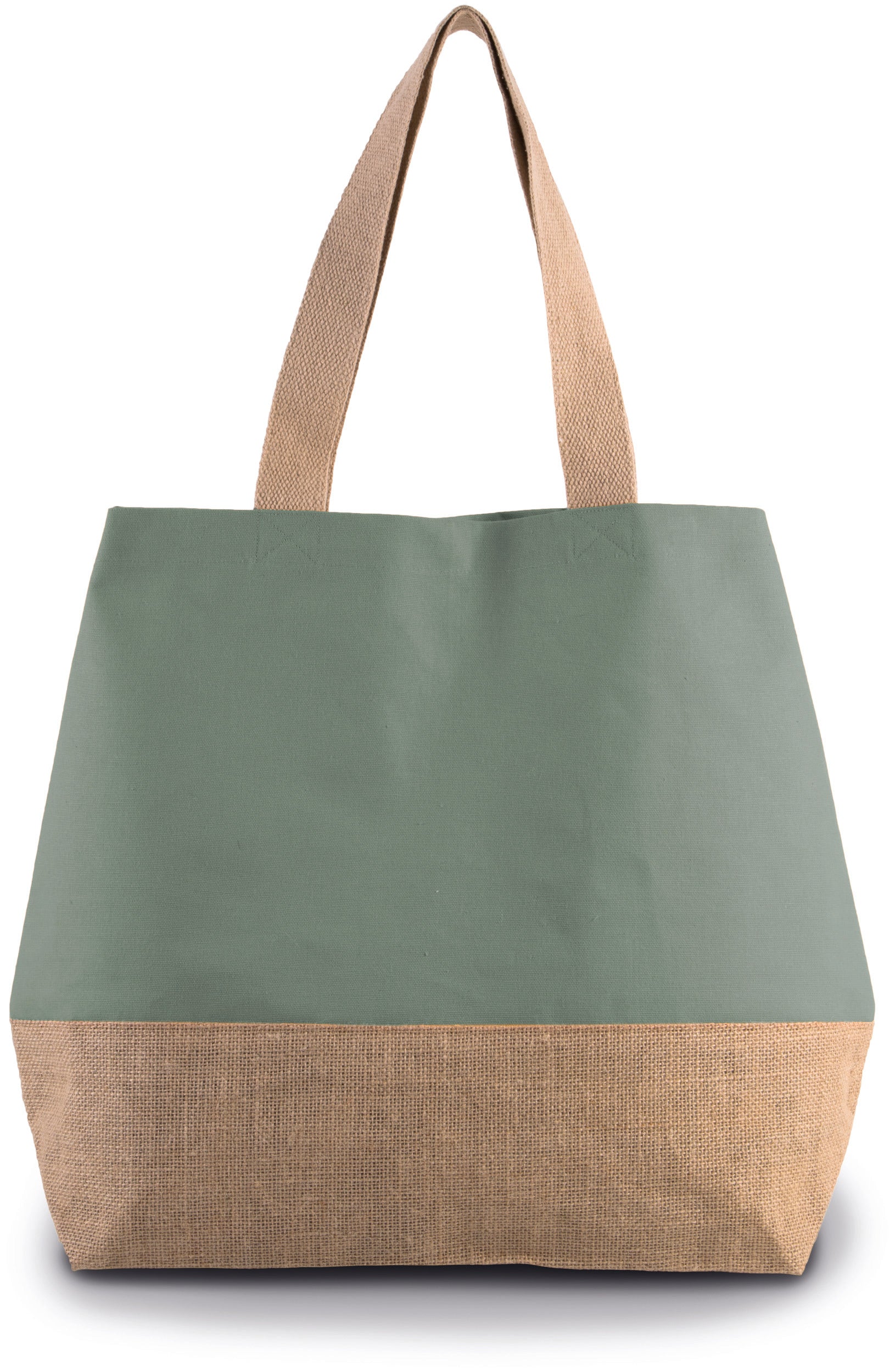 Sac shopping en toiles de coton & jute