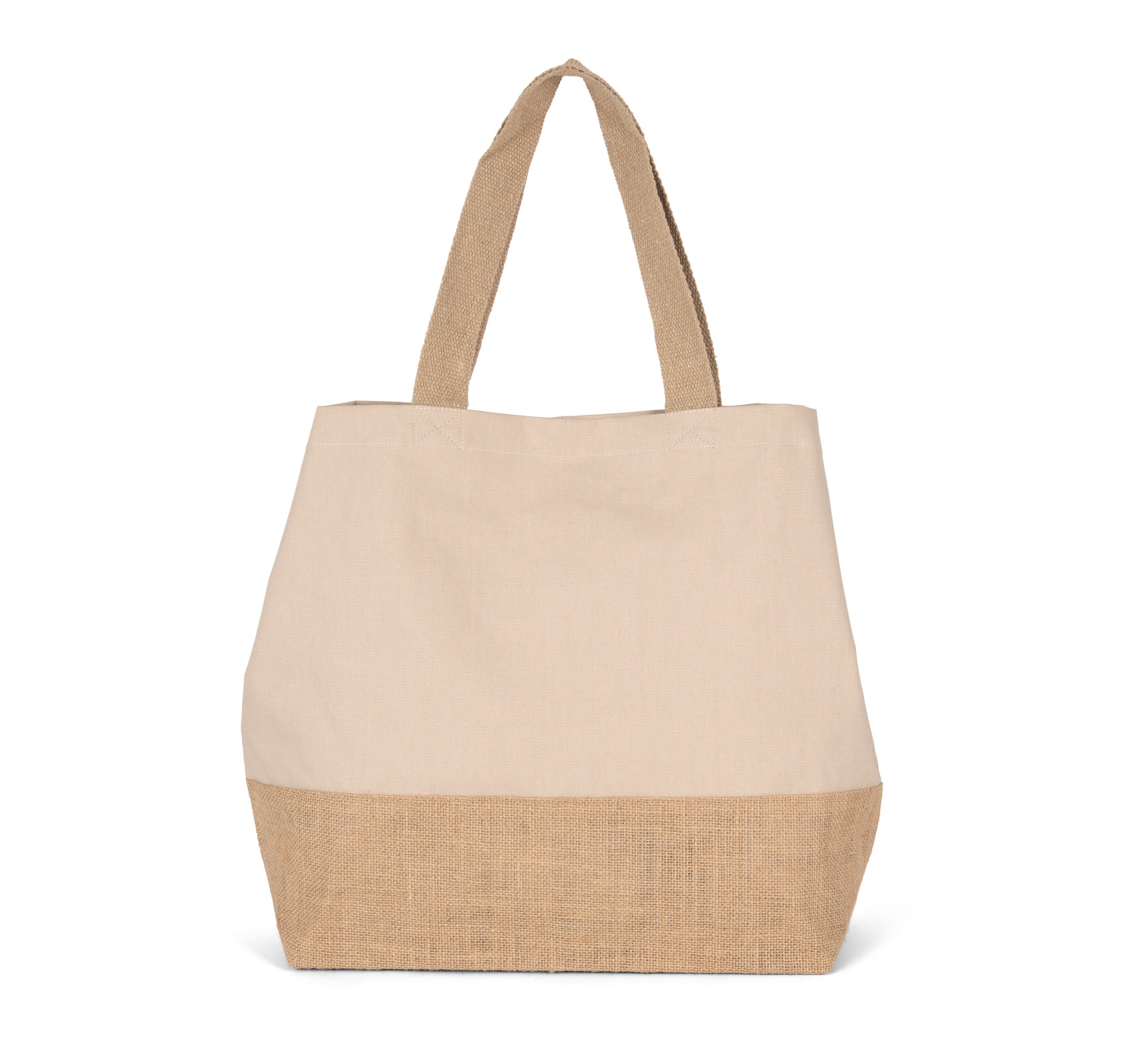 Sac shopping en toiles de coton & jute
