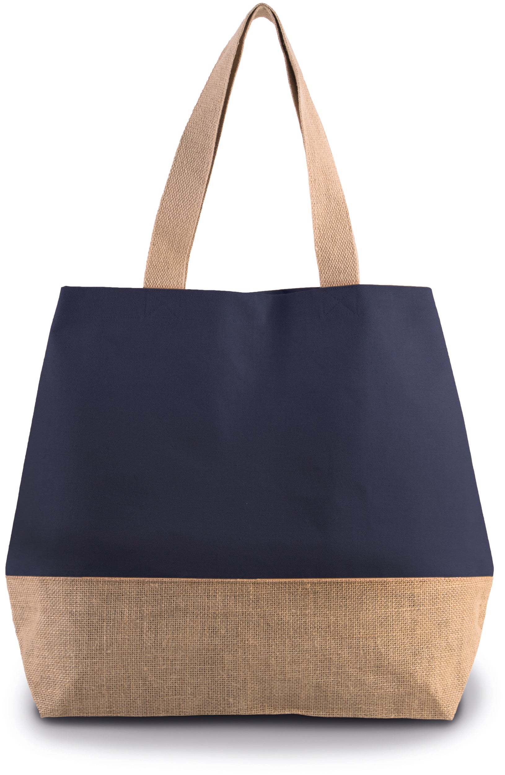 Sac shopping en toiles de coton & jute
