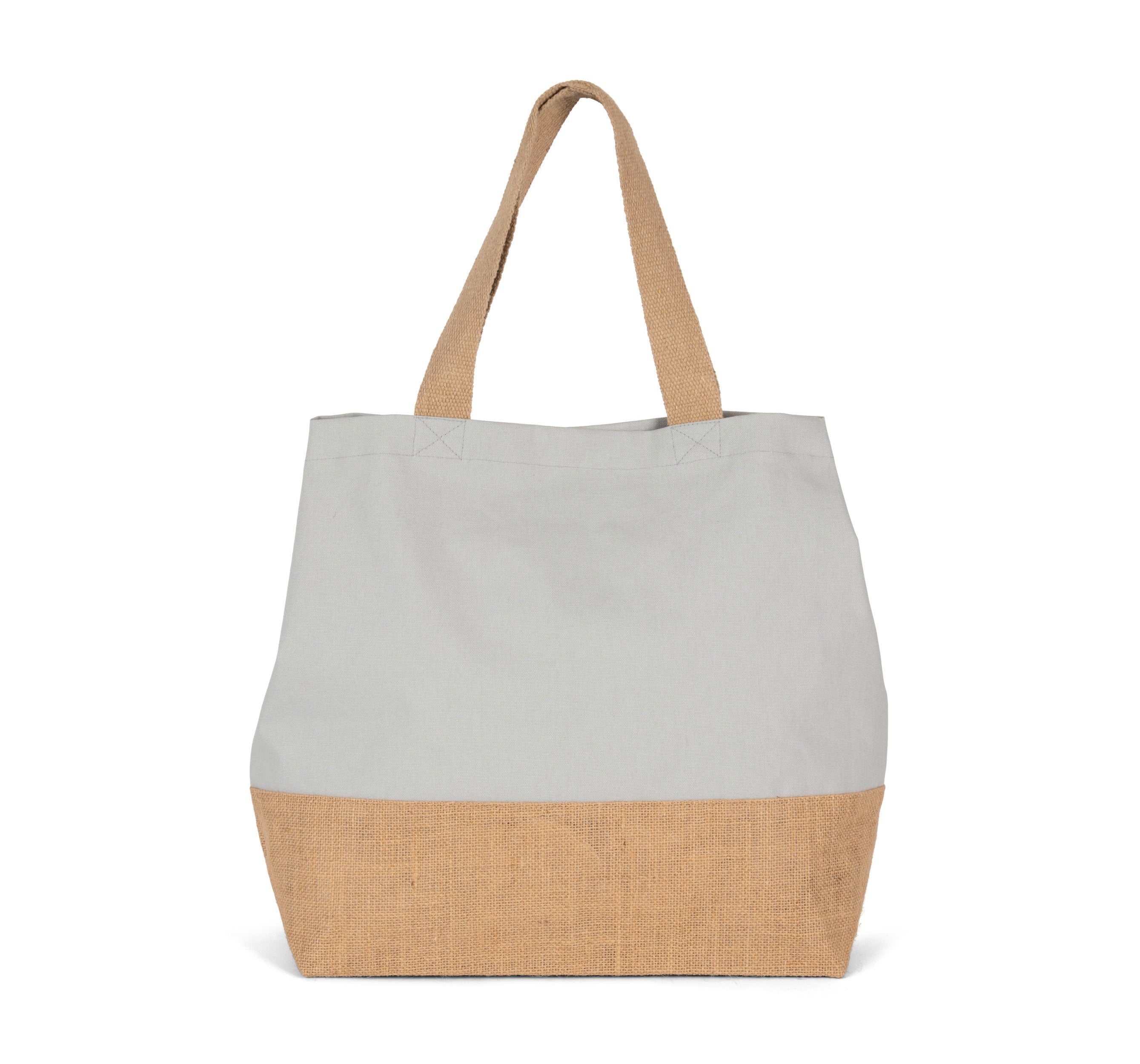 Sac shopping en toiles de coton & jute