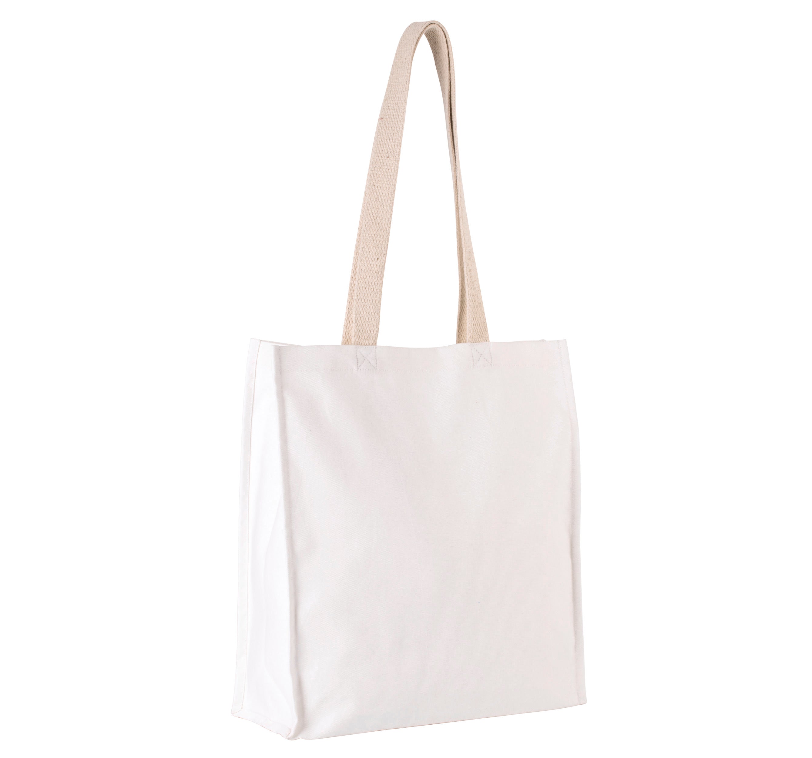 Shopping bag with gusset