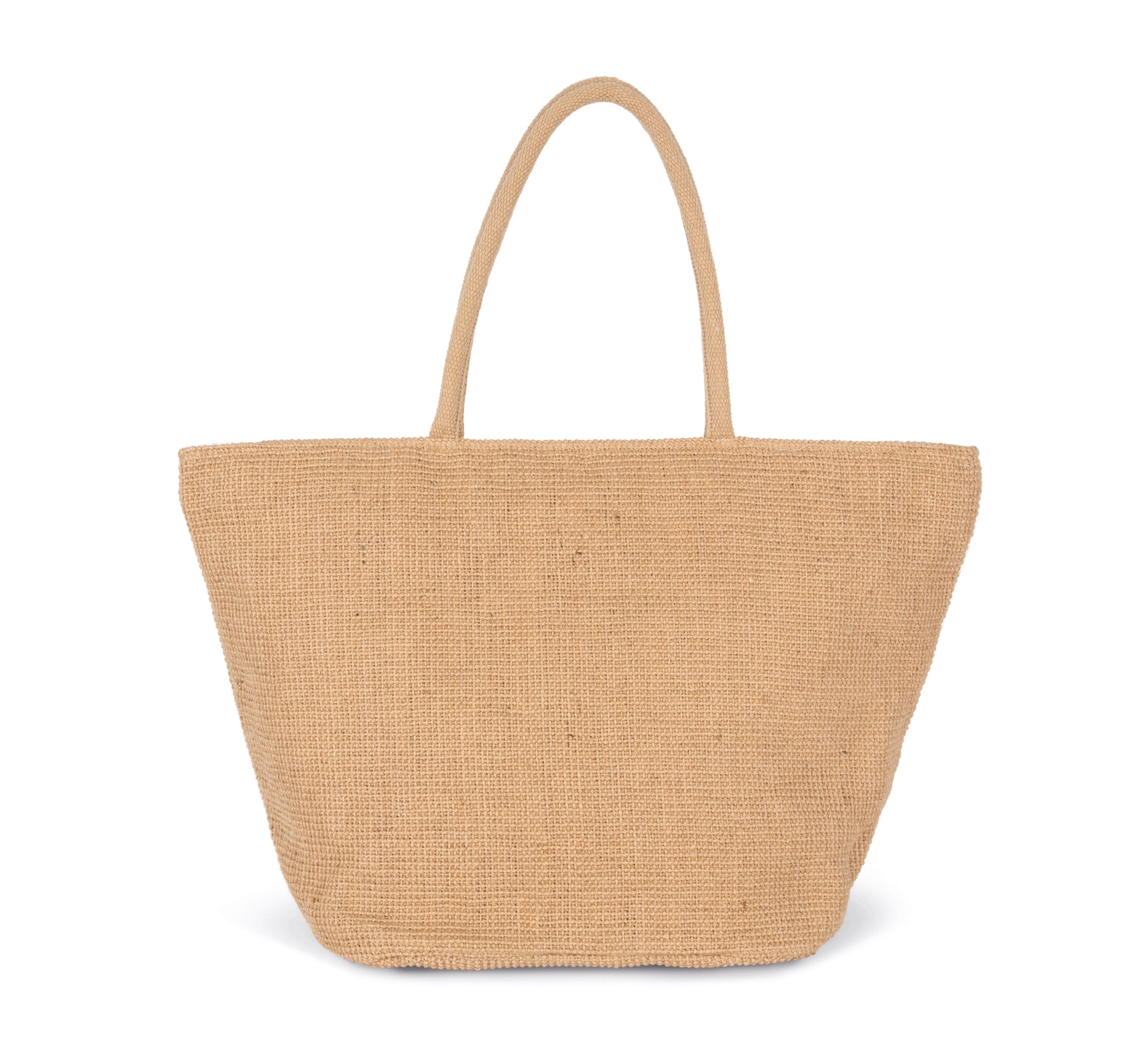 Sac shopping en fils de jute tressée, effet toile tricotée