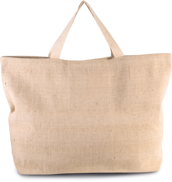 Grand sac de shopping fourre-tout esprit rustique