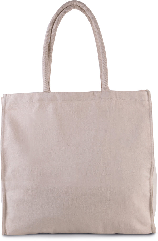 Large polycotton shopping bag