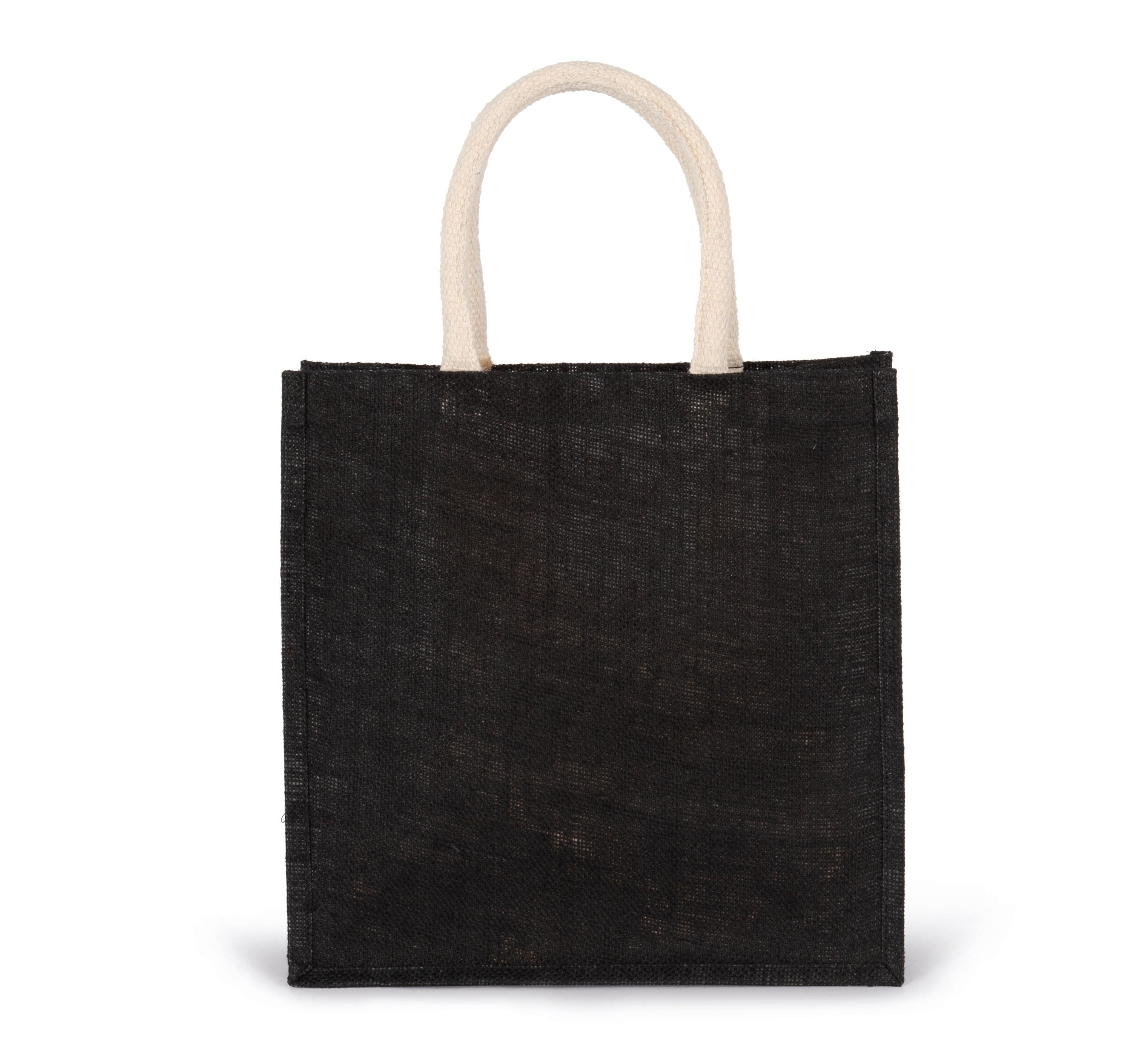 Jute canvas tote bag - large model