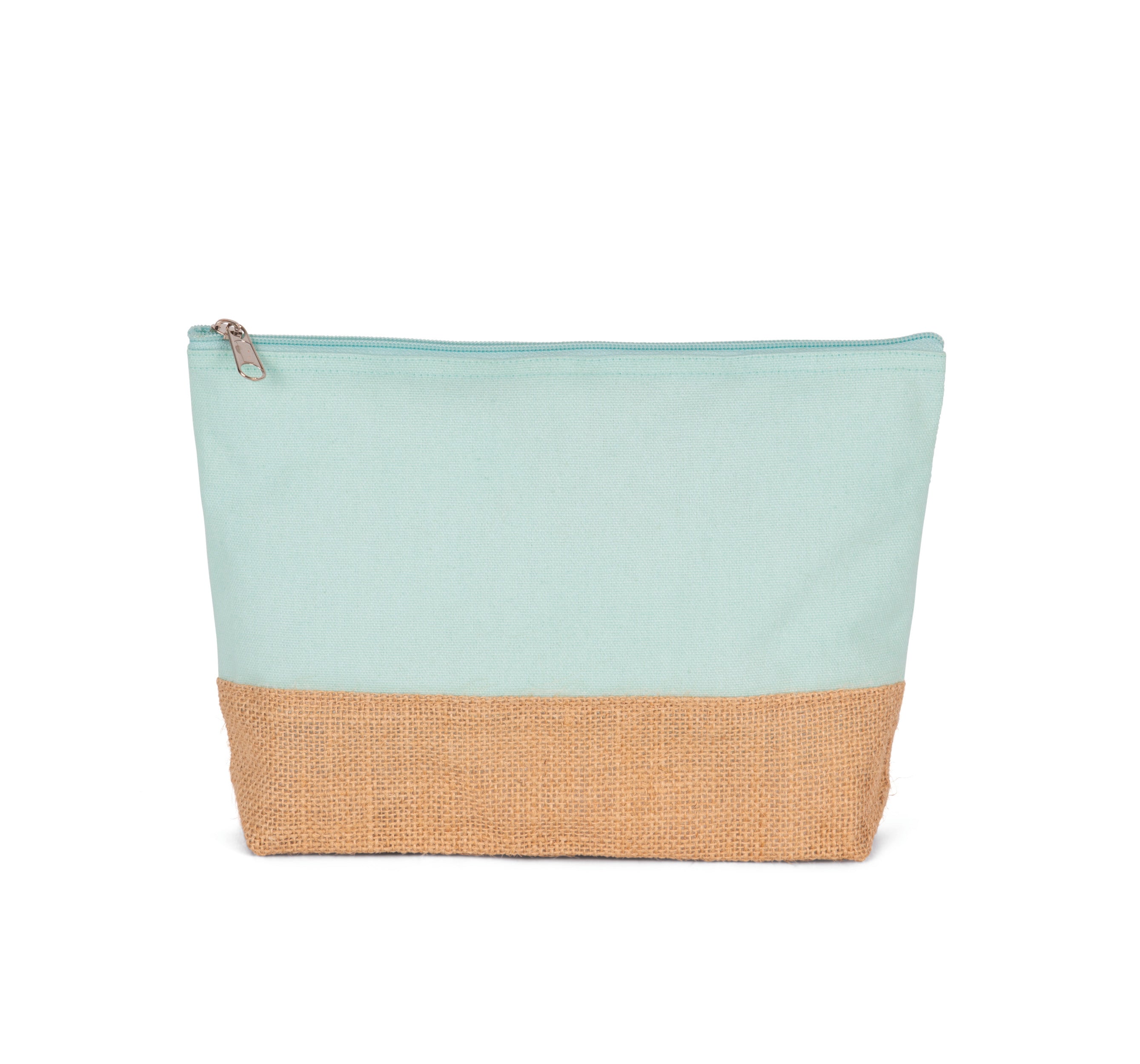 Pochette en toiles de coton et jute