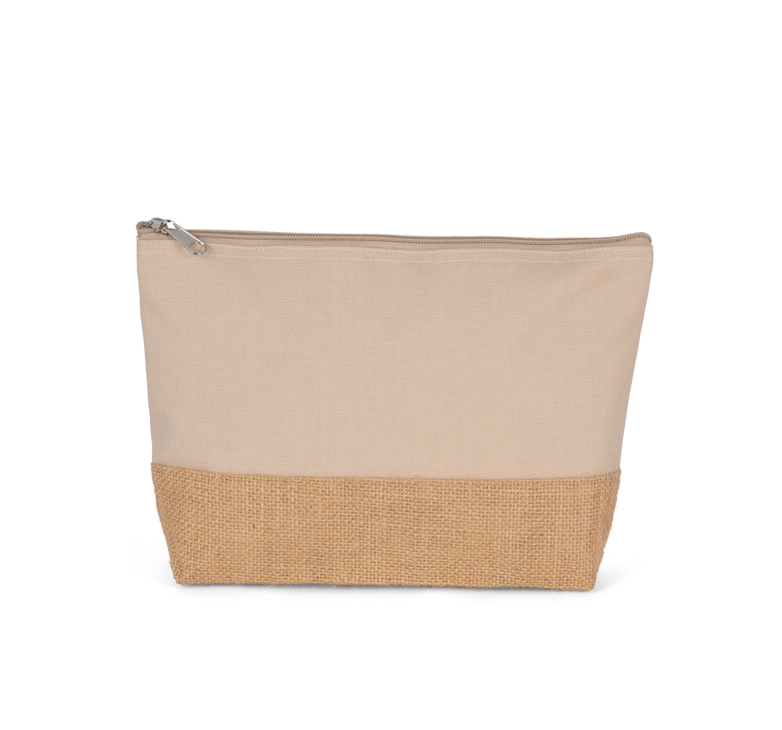 Pochette en toiles de coton et jute