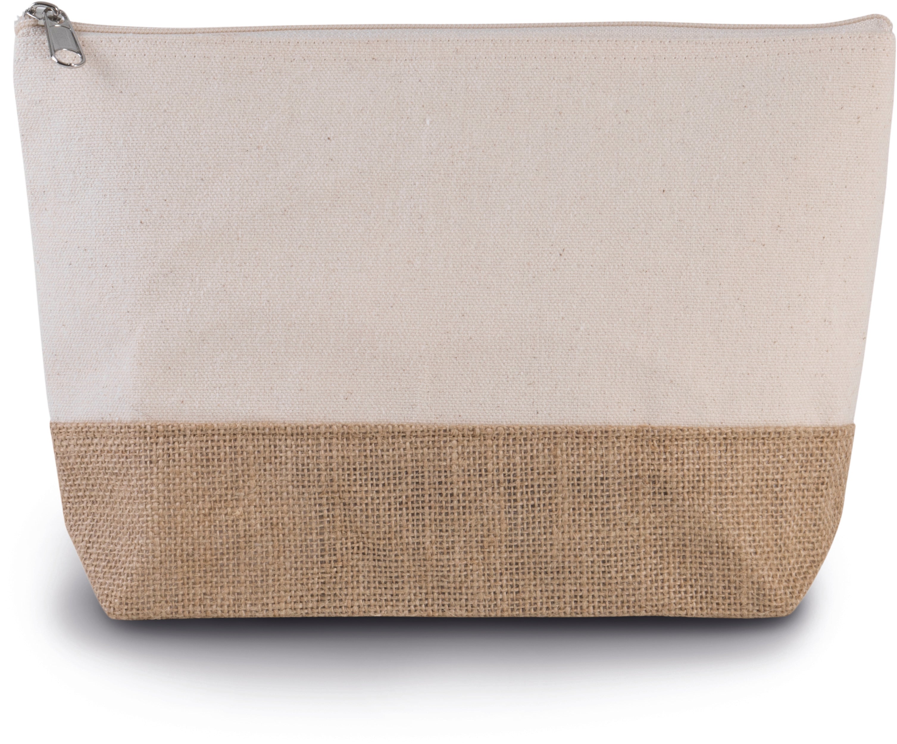 Pochette en toiles de coton et jute